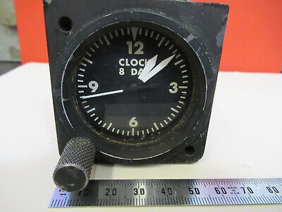 BELL 206 INDICATOR CLOCK AIRCRAFT 206-070-275-5 PART AS PICTURED &C1-A-10