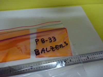 Optical Filters Orange Balzers Germany Laser Optics