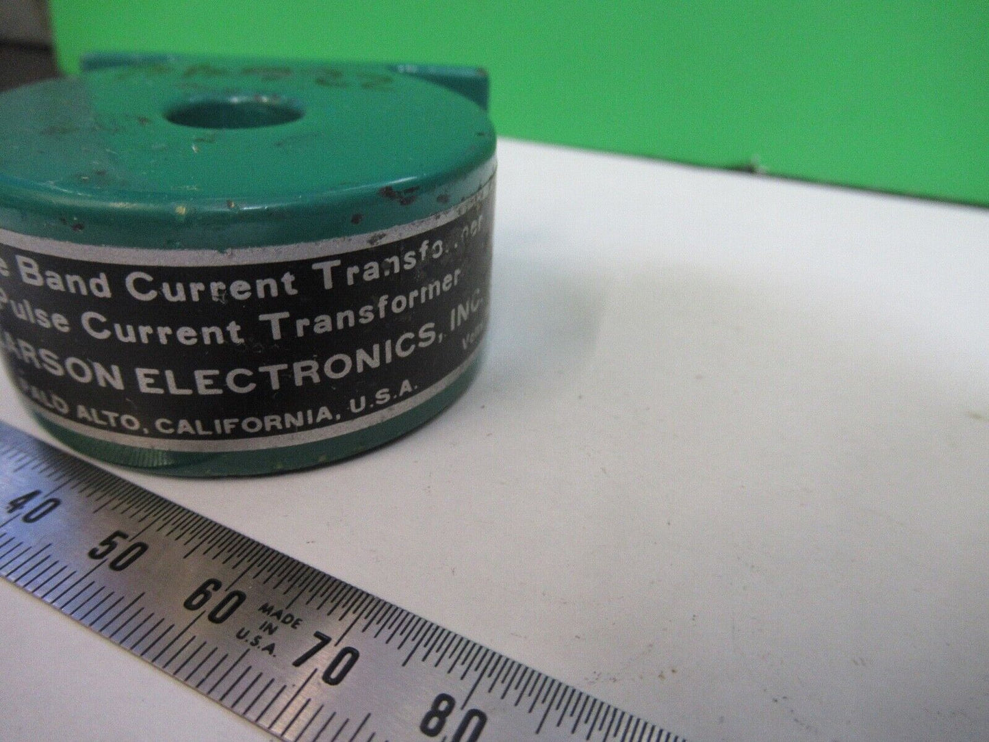 PEARSON ELECTRONICS EMI PRECISION CURRENT TRANSFORMER 410 AS PICTURED 18-FT-02