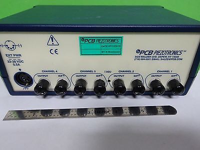 PCB PIEZOTRONICS 482C ICP SIGNAL CONDITIONER 4 CHAN ACCELEROMETER CALIBRATION