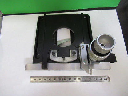 LEITZ GERMANY XY STAGE TABLE CLIPS MICROSCOPE PART AS PICTURED X4-A-26