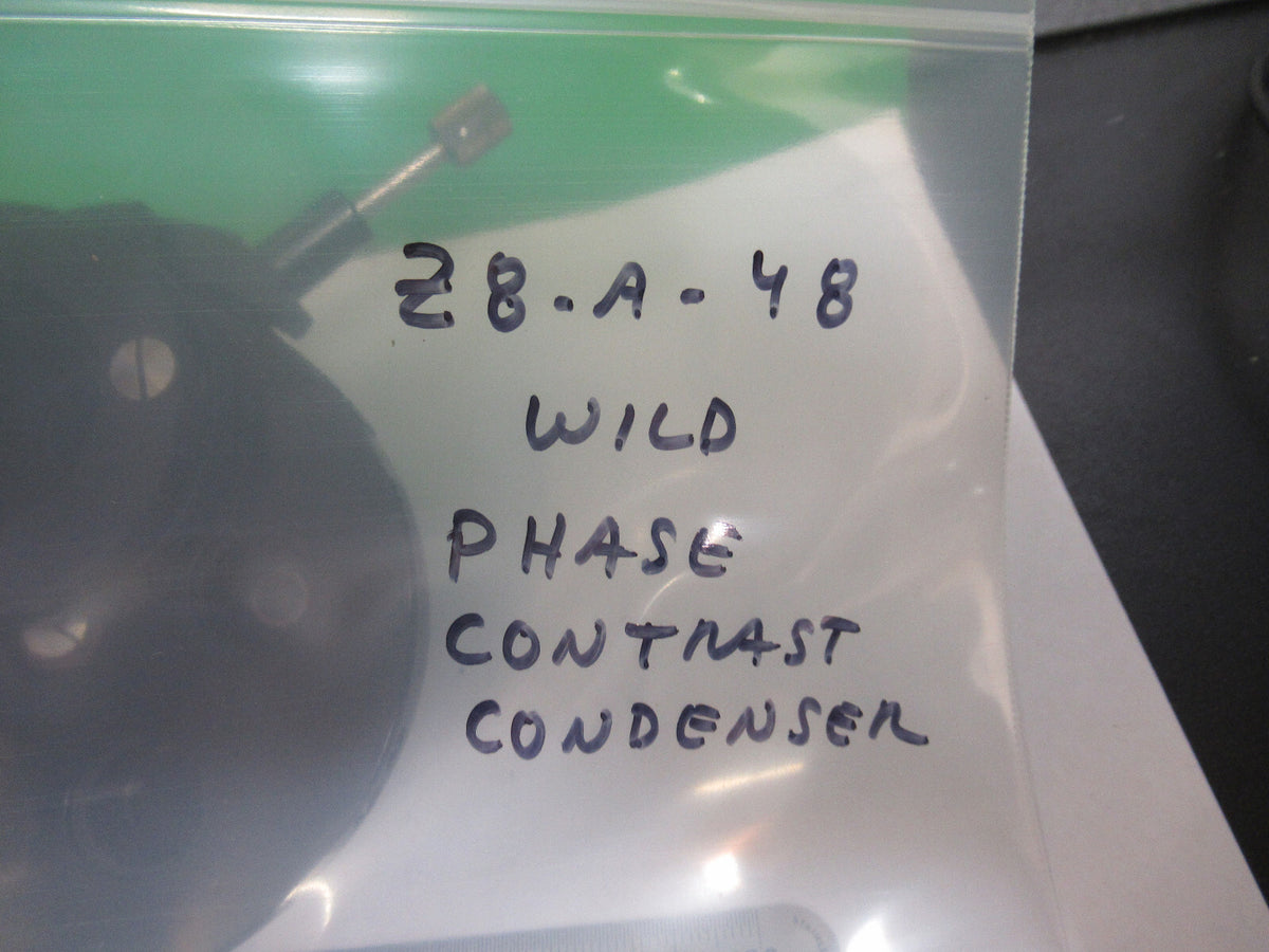 Wild Heerburgg Phase Contrast Condenser Microscope Part