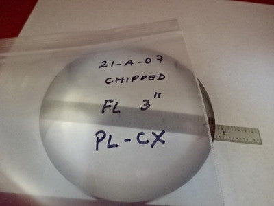 Optical PlanO Convex Lens Fl 3" [Chip Edge] Optics