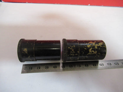 ANTIQUE BRASS CANISTER OBJECTIVE WATSON UK MICROSCOPE PART AS PICTURED S3-B-09