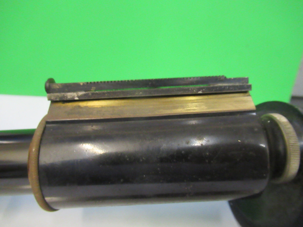 Antique Spencer Lens Co. Brass Tubus + Nosepiece Microscope Part