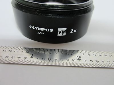 MICROSCOPE PART OLYMPUS LENS 2X STEREO SCOPE OPTICS BIN#F4-07