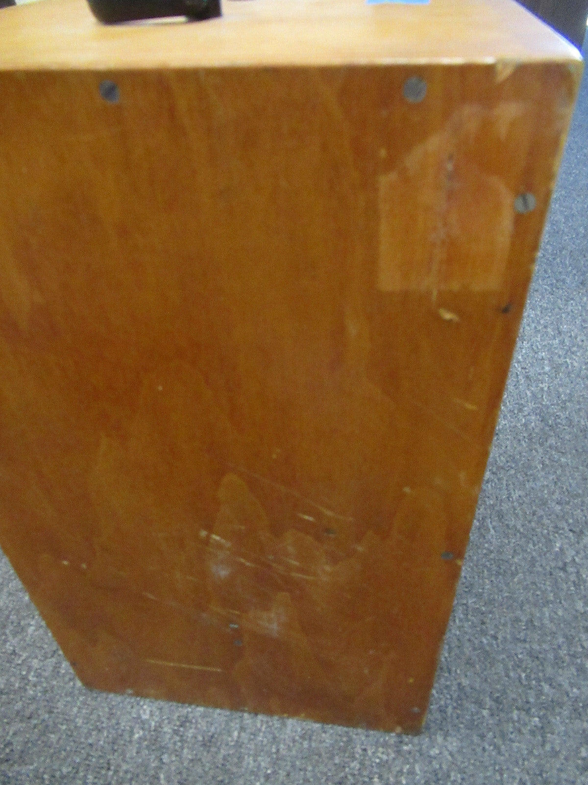 Empty Wood Cabinet for Antique Carl Zeiss AG Germany Microscope Part