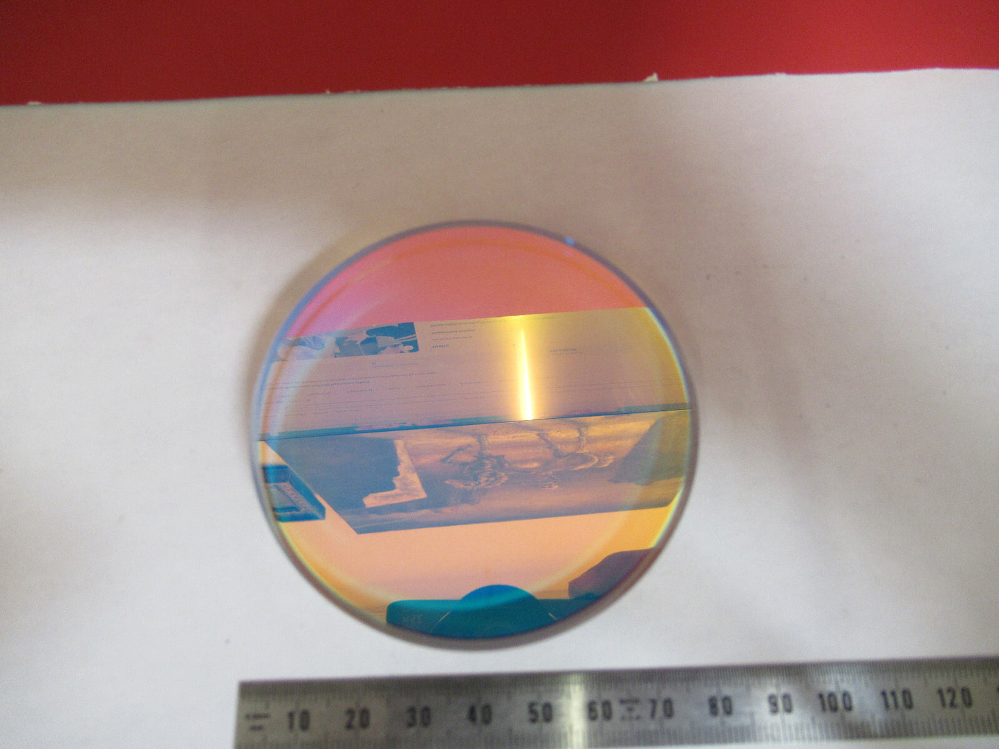 OPTICAL FLAT COATED ZERODUR PRO ZYGO LASER OPTICS AS PICTURED T9-A-33