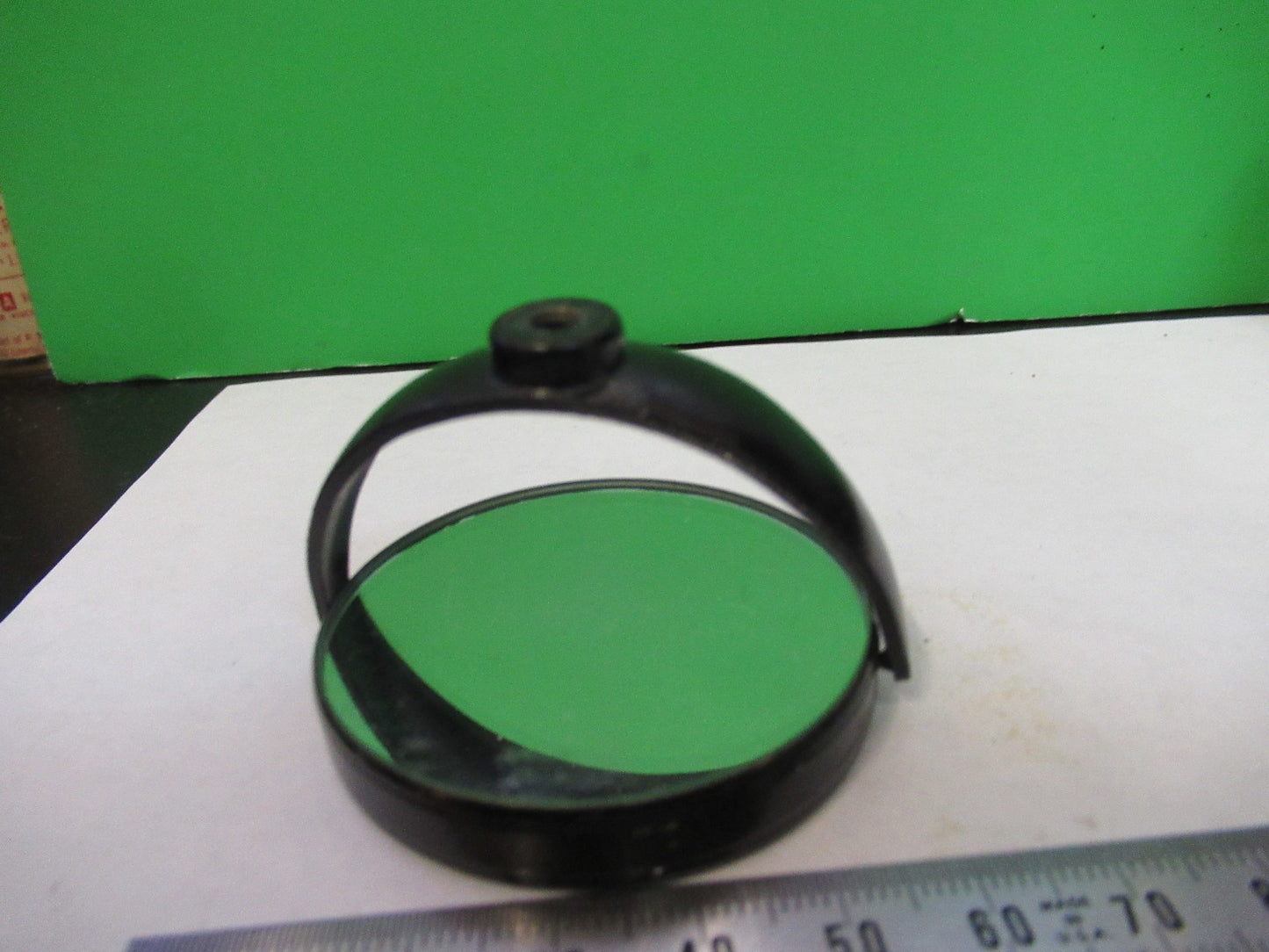 ANTIQUE CARL ZEISS GERMANY MIRROR ASSEMBLY MICROSCOPE PART AS PICTURE T2-A-07