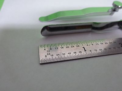 MICROSCOPE PART CLIPS for stage table AS IS BIN#Y4-13