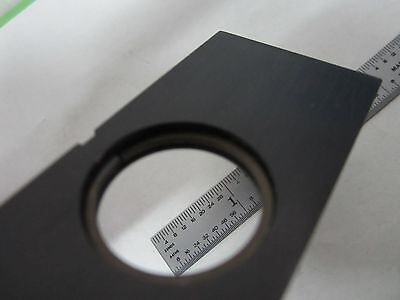 MICROSCOPE PART SLIDE COATED FILTER LEITZ GERMANY OPTICS AS IS BIN#S2-33