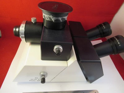 Leica Dmr Germany Head 551011 Binocular Microscope Part Optics