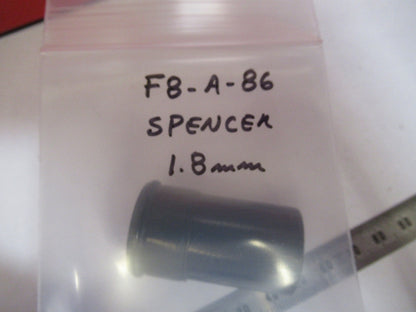ANTIQUE BRASS SPENCER 1.8mm OBJECTIVE MICROSCOPE AS PICTURED &F8-A-86