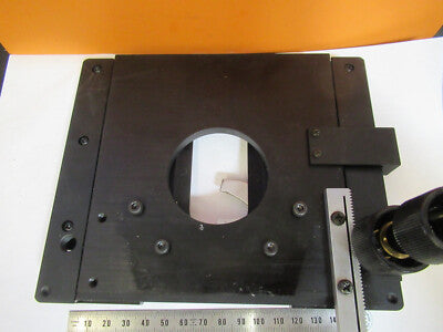 FOR PARTS MEIJI JAPAN XY STAGE TABLE MICROSCOPE PART AS PICTURED 4B-FT-12