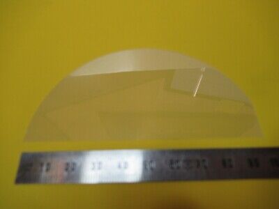 SAPPHIRE WAFER SINGLE CRYSTAL HALF PIECE ALUMINUM OXIDE AS PICTURED &18-A-60