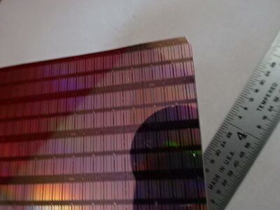 SILICON WAFER SECTION WITH COMPONENTS PINK AS PICTURED FOR PARTS &Z5-10