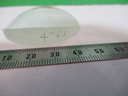 OPTICAL LENS ANAMORPHIC OPTICS 4" FL chip pn edge AS PICTURED 18-FT-48