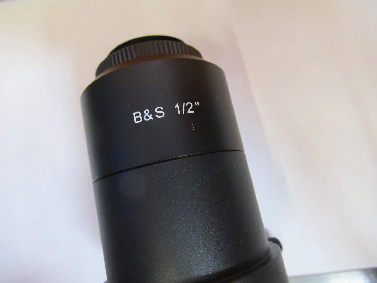 B&S 1/2" ADAPTER CAMERA MICROSCOPE PART AS PICTURED 72-C-07