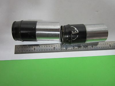 PAIR EYEPIECES 9X MICROSCOPE OPTICS BIN#N1-17