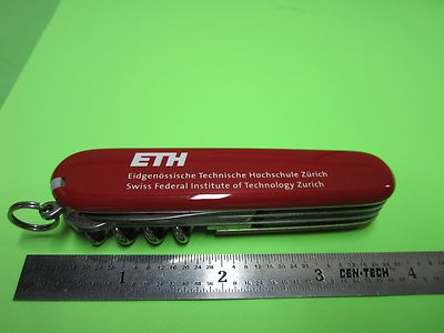 PROMO ETH SWISS INSTITUTE TECHNOLOGY ZURICH SWISS ARMY KNIFE   BIN#37