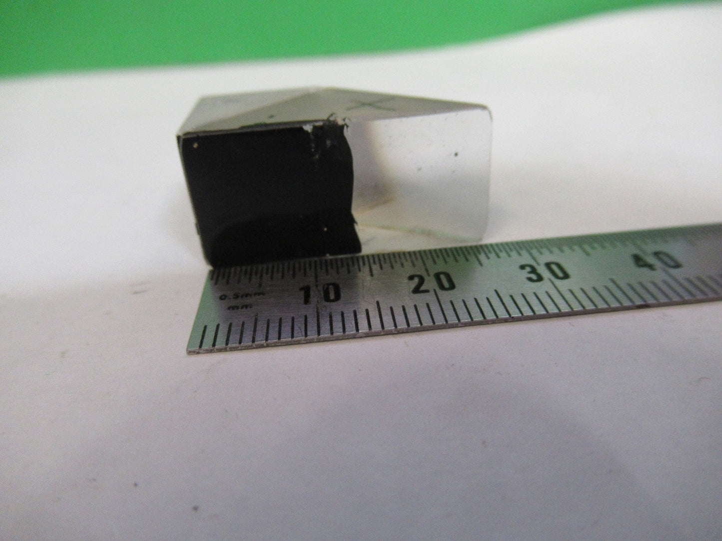 ANTIQUE NIKON JAPAN GLASS PRISM OPTICS MICROSCOPE PART AS PICTURED V3-A-65