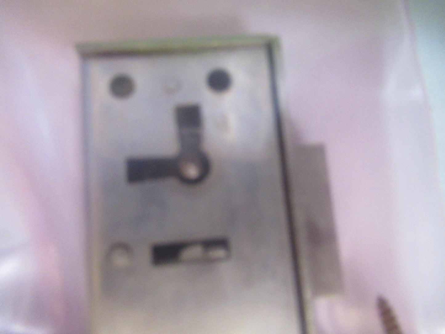 STEINDORFF LOCK + KEY for wood cabinet MICROSCOPE PART AS PICTURED S1-B-96