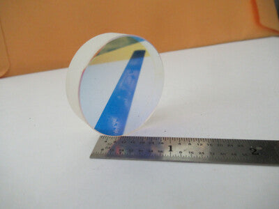 OPTICAL FLAT DICHROIC MIRROR LENS FILTER LASER OPTICS AS PICTURED &F5-A-24