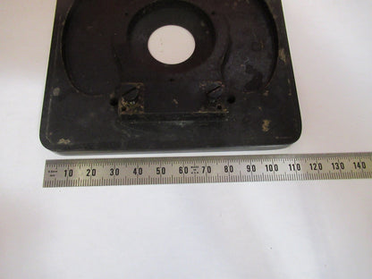 ANTIQUE LEITZ GERMANY STAGE TABLE MICROSCOPE PART AS PICTURED V7-A-24