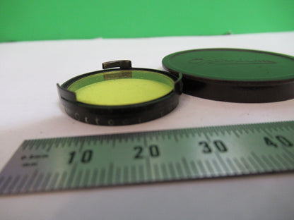 Optical Yellow Filter Optochrom Germany Glass Optics