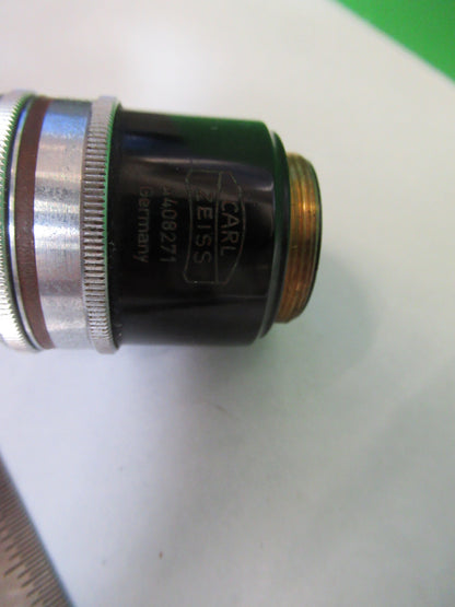 ZEISS OBJECTIVE POL 2.5X /160 POLARIZATION MICROSCOPE PART AS PICTURED F4-B-01
