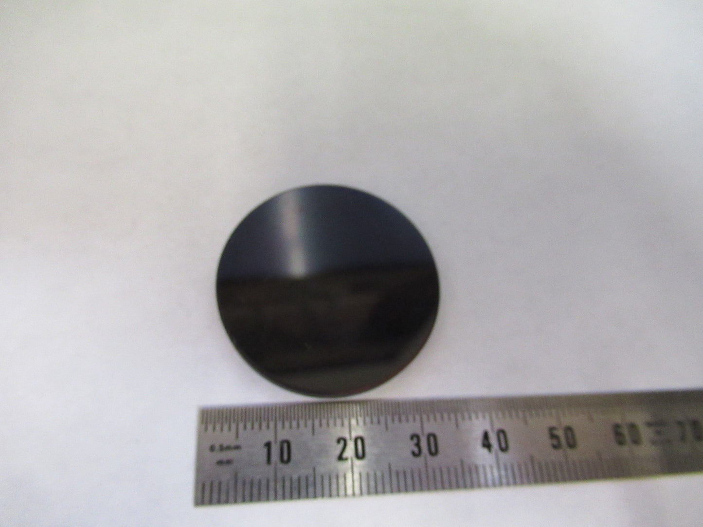 OPTICAL GLASS DARK BLUE FILTER LASER OPTICS LENS AS PICTURED U8-A-126