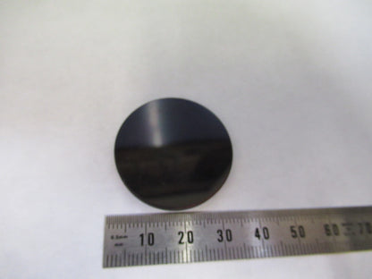 OPTICAL GLASS DARK BLUE FILTER LASER OPTICS LENS AS PICTURED U8-A-126