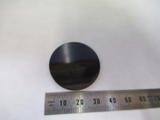 OPTICAL GLASS DARK BLUE FILTER LASER OPTICS LENS AS PICTURED U8-A-126