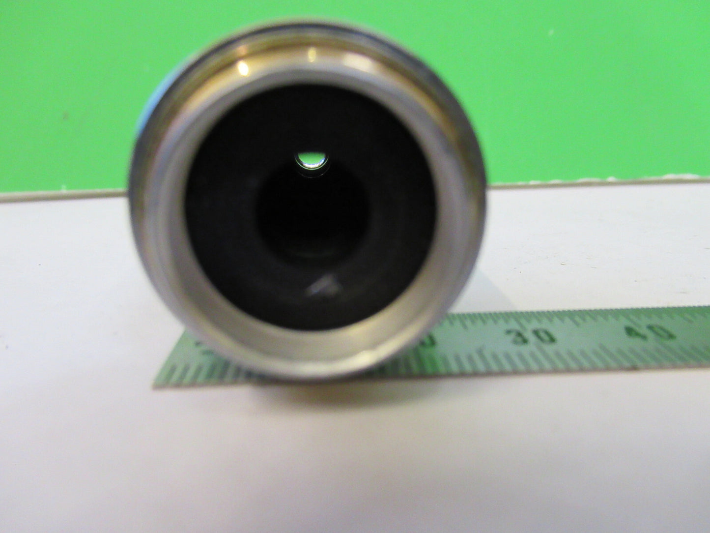 LEITZ wetzlar GERMANY OBJECTIVE MICROSCOPE PART 100X  /160 AS PICTURED X2-A-37