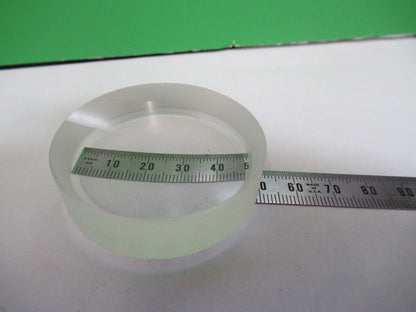 OPTICAL 50mm DIAMETER CONVEX CONCAVE  THICK LENS LASER OPTIC AS PICTURED Q7-B-50