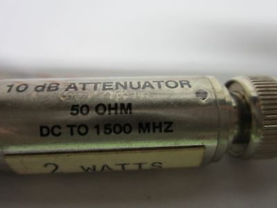 MINI CIRCUITS ATTENUATOR CAT-10 10 dB FREQUENCY RF MICROWAVE AS IS BIN#FI-V-63