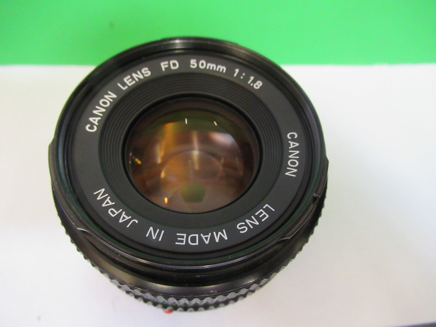 Lens Camera Canon Japan F 1.8 50mm Optics