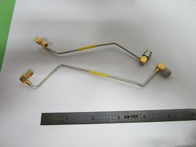 LOT OF TWO HARDLINE COAXIAL CABLES RF MICROWAVE FREQUENCY BIN#F3-55