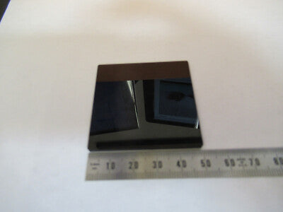 OPTICAL RED FILTER GLASS PLATE MIL SPEC OPTICS AS PICTURED &F1-A-13