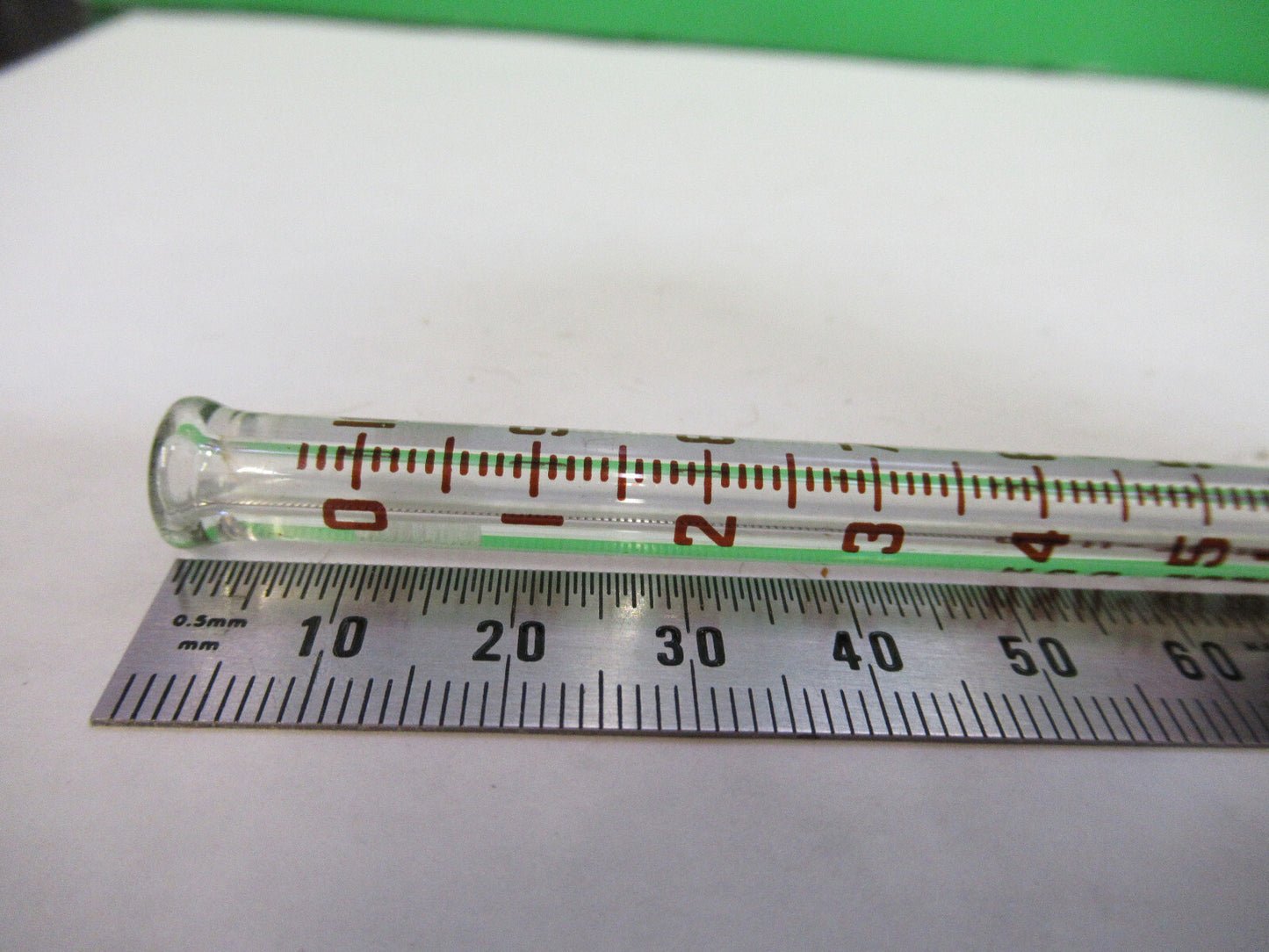TEST TUBE ALOE 1 ML HEMATOCYTO BLOOD TEST MICROSCOPE PART AS PICTURED B7-B-08