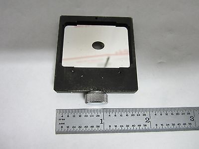 MICROSCOPE PART OLYMPUS JAPAN METALLIC MIRROR OPTICS AS IS BIN#N9-12