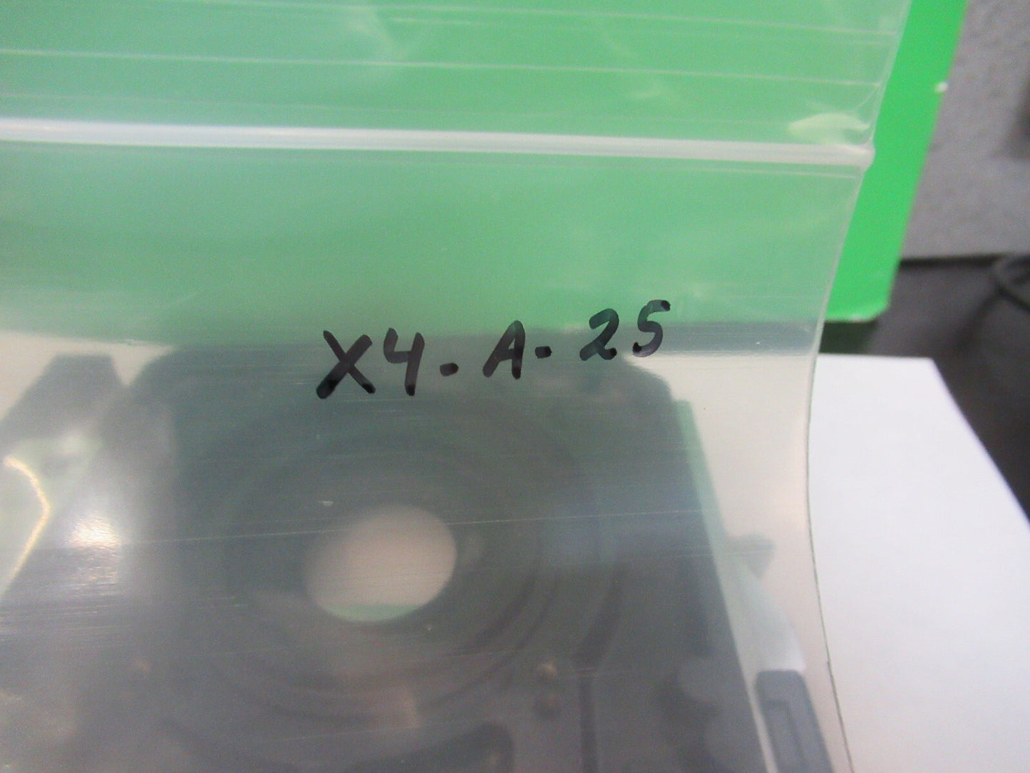 OLYMPUS JAPAN XY STAGE TABLE CLIPS MICROSCOPE PART AS PICTURED X4-A-25