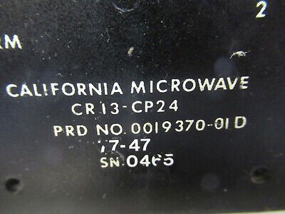 RF MICROWAVE PART CALIFORNIA CR13-CP14 DIRECTIONAL COUPLER AS PICTURED &5k-ft-90