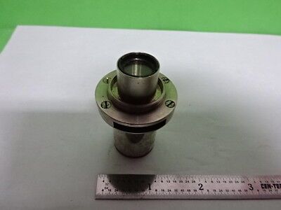 MICROSCOPE PART WITH SLOT FOR SLIDE [dirty cloudy] OPTICS AS IS #AE-30