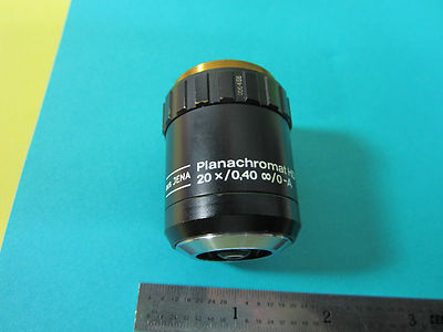 Microscope Objective Aus Jena Germany Epi 20X Infinity Corrected Optics Bn
