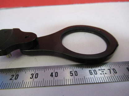 TIYODA JAPAN HOLDER LENS ASSEMBLY OPTICS MICROSCOPE PART AS PICTURED F8-A-89