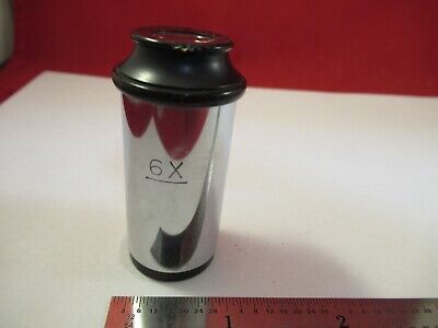 ANTIKES MESSING BAUSCH LOMB Okular 6X OPTISCHES MIKROSKOP TEIL WIE ABGEBILDET &amp;Q5-A-57