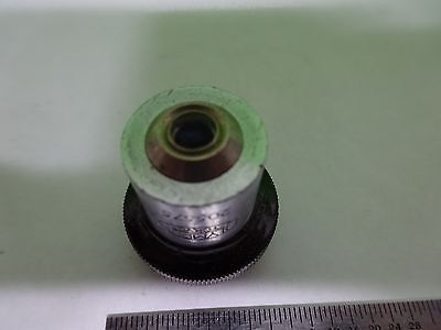 FOR PARTS MICROSCOPE OLYMPUS M10 OBJECTIVE  JAPAN OPTICS BIN#K1-M-24