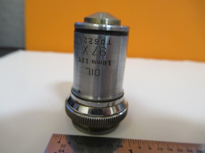 BAUSCH LOMB BUFFALO 97X OBJECTIVE OPTICS MICROSCOPE PART AS PICTURED &1E-C-72