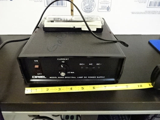 Optical Oriel 6060 Spectral Lamp DC Power Supply with Lamp